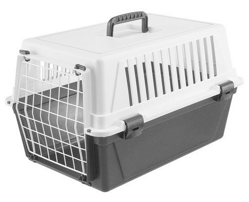 Ferplast Pet Transporter Pet Carrier Atlas 20 EL Carrier for Cats and Small Dogs, beige/green