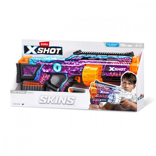 ZURU X-Shot Launcher SKINS LAST STAND Enigma +8