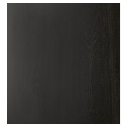 LAPPVIKEN Door, black-brown, 60x64 cm