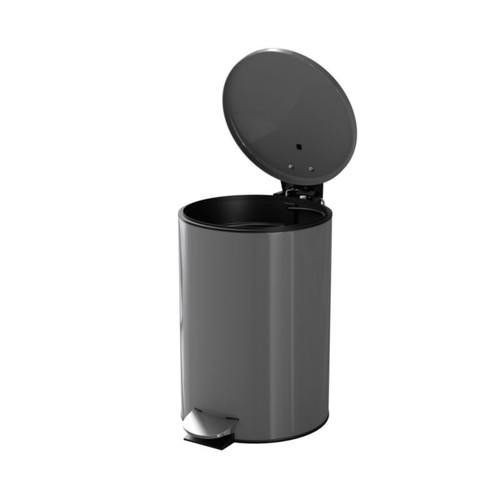 GoodHome Bathroom Waste Bin Koros 3 l, anthracite