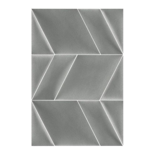 Upholstered Wall Panel Triangle Stegu Mollis 15x30cm 2pcs L, grey