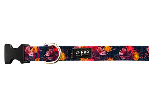 CHABA Adjustable Dog Collar Story S 1.6cm, marigold