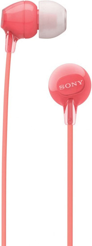 Sony Headphones Earphones WI-C300, red