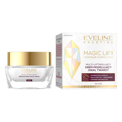 EVELINE Magic Lift Contour Correction Multi-lifting Night Cream Reshaping Face Oval 50ml