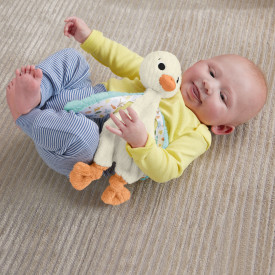 Fisher Price Snuggle Up Goose Baby Sensory Toy HRB16 3m+