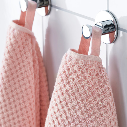 GULVIAL Hand towel, pale pink, 50x100 cm