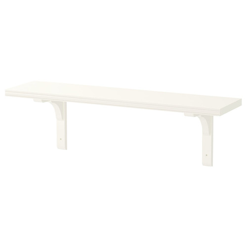 BERGSHULT / RAMSHULT Wall shelf, white, 80x20 cm