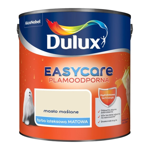 Dulux EasyCare Matt Latex Stain-resistant Paint 2.5l buttery