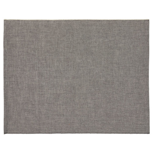 SVARTSENAP Place mat, grey, 35x45 cm