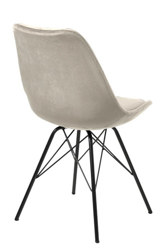 Dining Chair Eris, velvet, sand