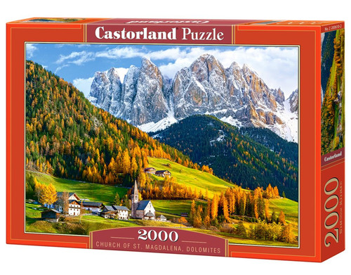 Castorland Jigsaw Puzzle Church of St. Magdalena, Dolomites 2000pcs