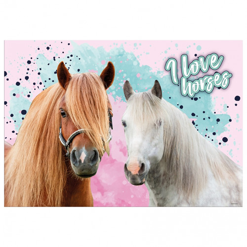 Desk Pad 340x490mm Horses