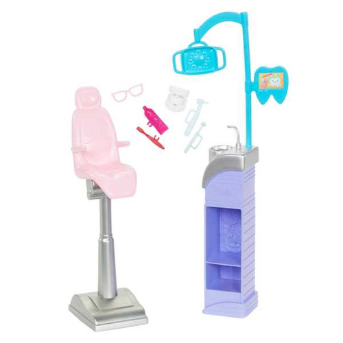 Barbie Careers Dentist Doll And Playset With Accessories HKT69 3+