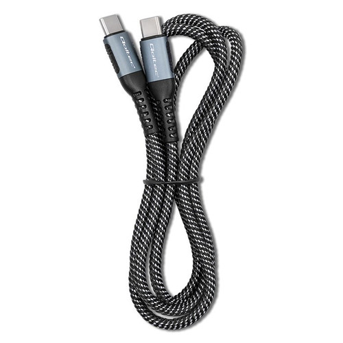 Qoltec Cable USB-C 1.5m, black