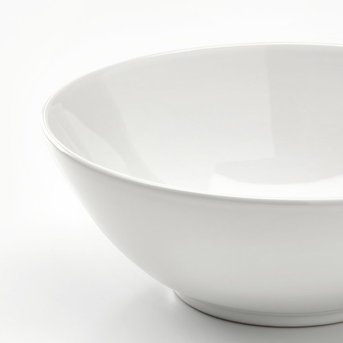 GODMIDDAG Bowl, white, 19 cm