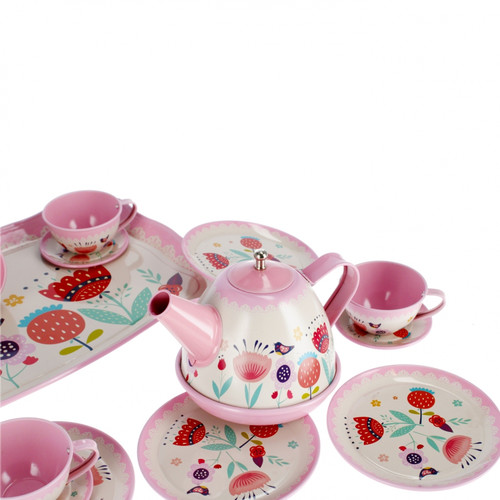 Boutique Tea Set Metal 3+