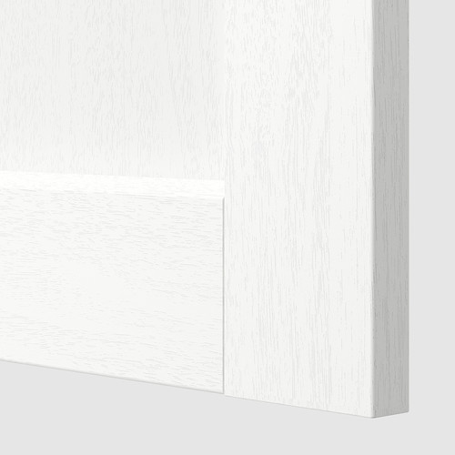 ENKÖPING Door, white wood effect, 30x80 cm