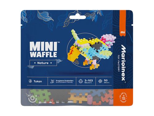 Marioinex Mini Waffle Blocks Set Toucan 50pcs 3+