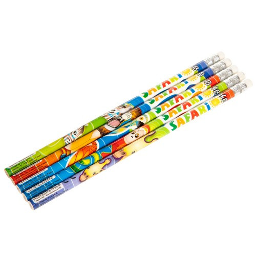 Starpak Pencil with Eraser HB Safari 48pcs