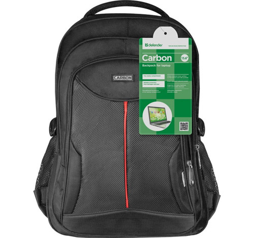 Defender Backpack 15.6" Carbon, black