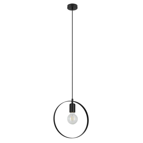 GoodHome Pendant Lamp Kaitains E27 28cm, black