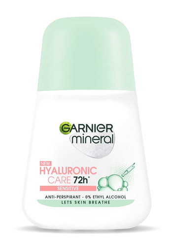 Garnier Mineral Deodorant Roll-on 72H Hyaluronic Care - Sensitive 50ml