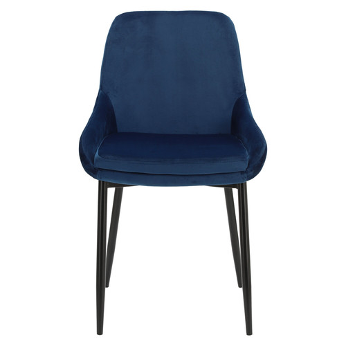 Upholstered Chair Floyd Velvet, blue