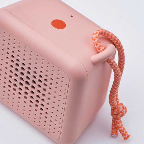 VAPPEBY Portable bluetooth speaker, waterproof/pink