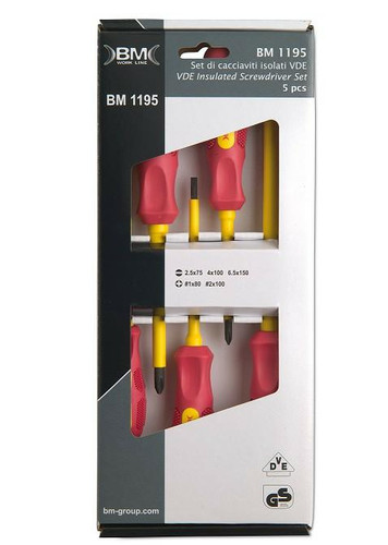 BETA VDE Insulated Screwdrivers Set 5pcs