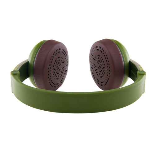 BuddyPhones Headphones Bluetooth Wave Monkey, green