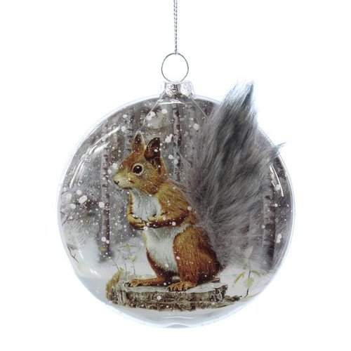 Christmas Glass Bauble 10cm, 1pc, assorted