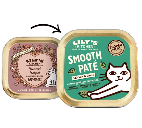 Lily's Kitchen Cat Food Chicken & Game Paté/Hunter's Hotpot 85g