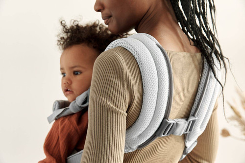 BABYBJORN - Baby Carrier Harmony 3D Mesh, Silver 0-36m