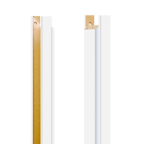 Fixed Door Frame Jamb Fortia, left, premium white