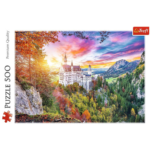 Trefl Jigsaw Puzzle View of Neuschwanstein Castle, Germany 500pcs 10+