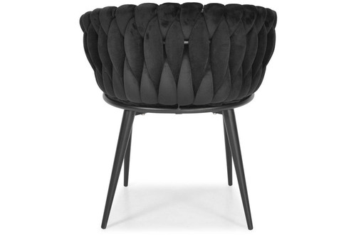 Glamour Braided Chair ROSA, black