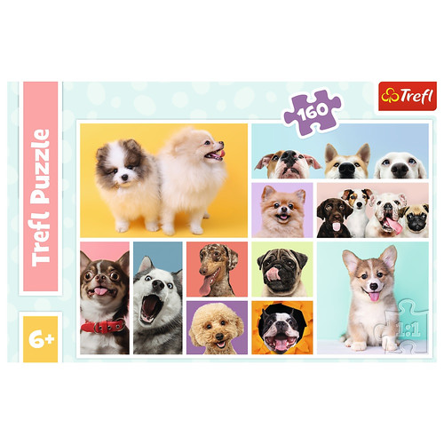 Trefl Children's Puzzle Dog Friendship 160pcs 6+