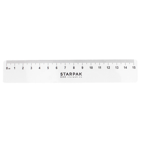 Starpak Plastic Ruler 15cm