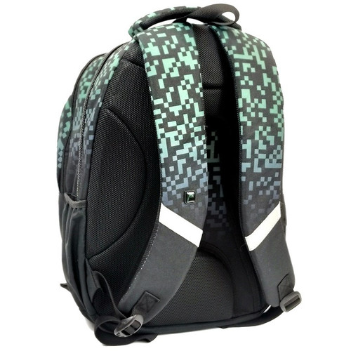 School Backpack 30x42x17 Head Green Brick