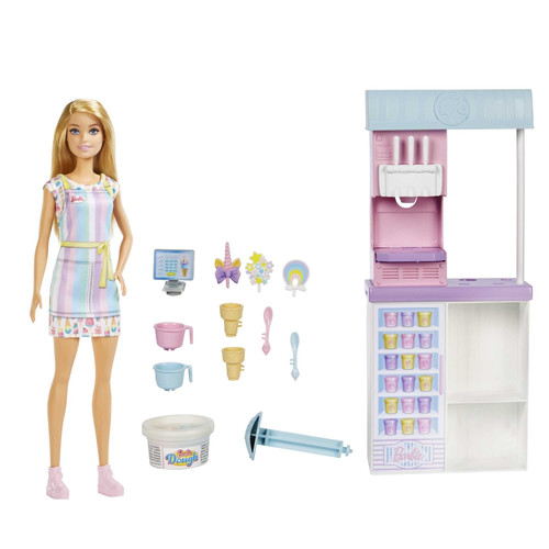 Barbie Ice Cream Shop Playset HCN46 3+