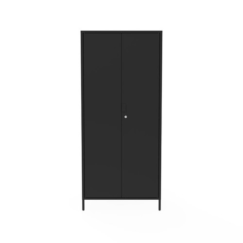 GoodHome Storage Cabinet Rand 180 x 80 x 40 cm, matt black