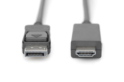 Digitus DisplayPort Adapter Cable, DP - HDMI type A 2m, black