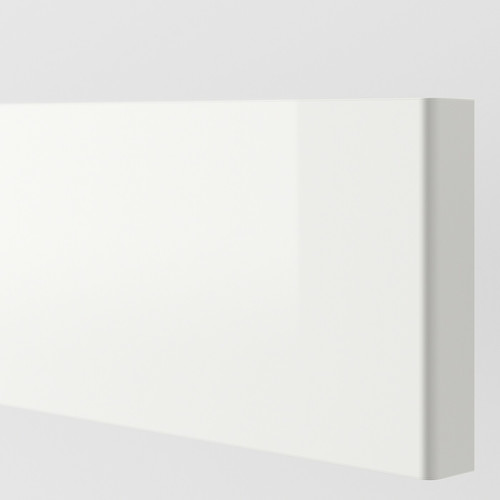 RINGHULT Drawer front, high-gloss white, 80x10 cm, 2 pack