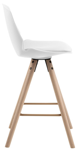 Bar Stool Oslo, high, white