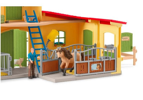 Schleich Pony Box with Iceland Pony Stallion 3+