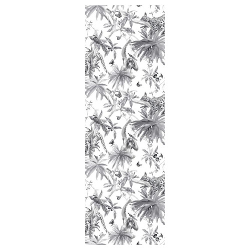 GoodHome Vinyl Wallpaper on Fleece Howlit, black/white