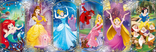 Clementoni Jigsaw Puzzle Panorama High Quality Collection Disney Princess 1000pcs 14+