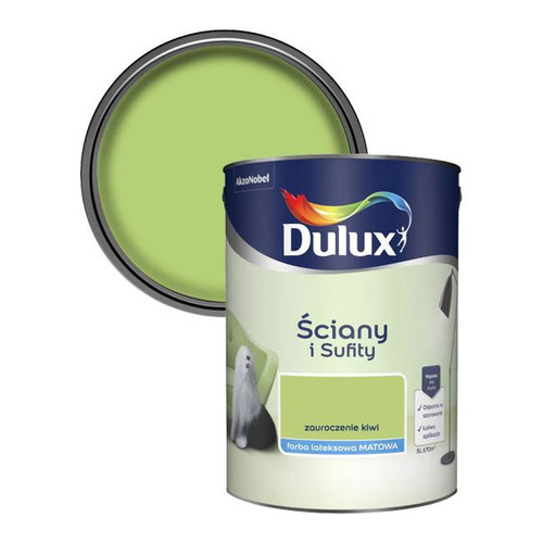 Dulux Walls & Ceilings Matt Latex Paint 5l passion for kiwi