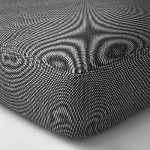 FRÖSÖN/DUVHOLMEN Seat cushion, outdoor, dark grey, 62x62 cm