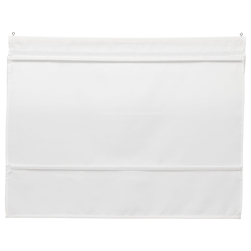 RINGBLOMMA Roman blind, white, 100x160 cm